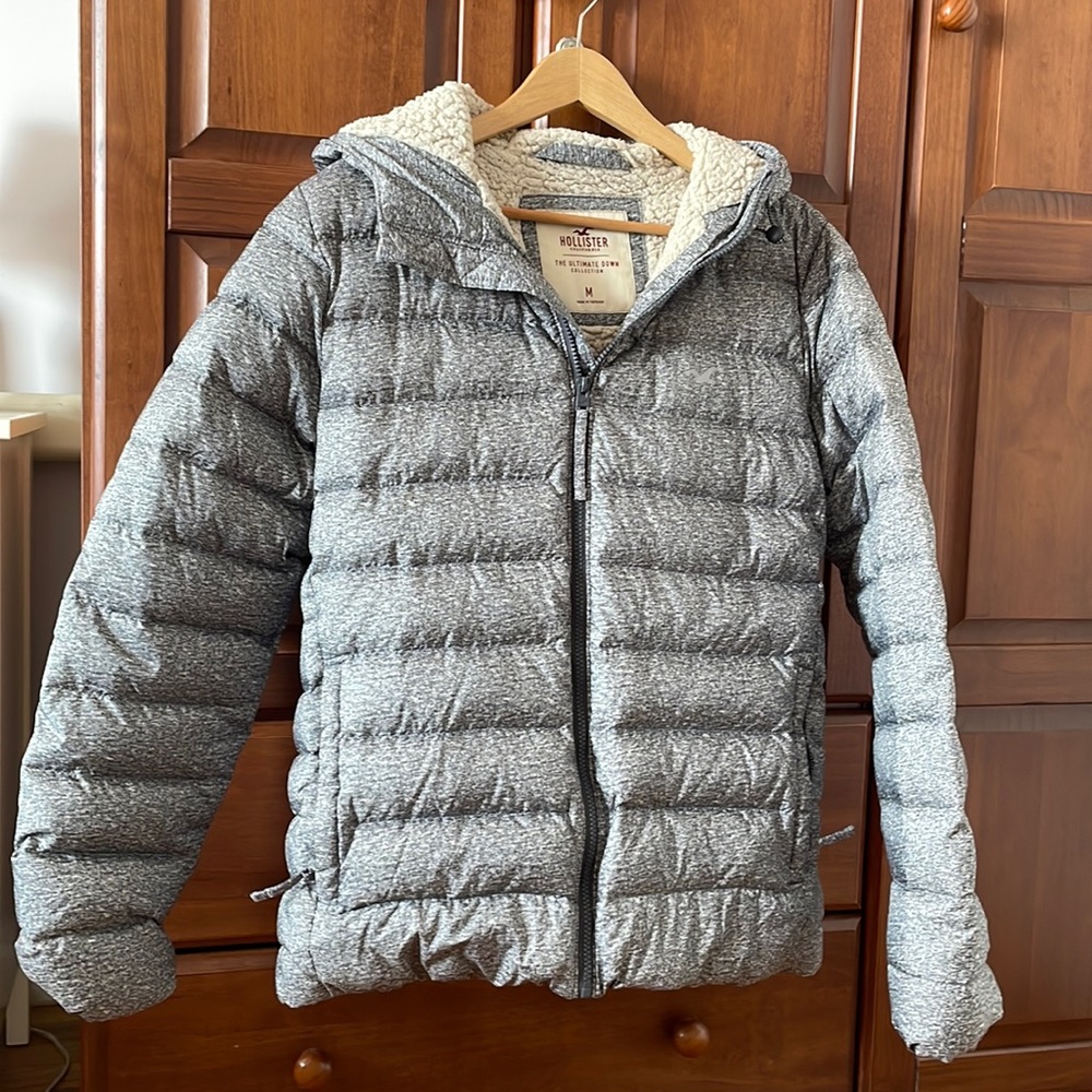 Hollister men down coat